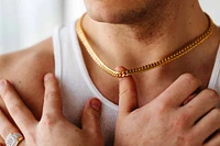 22″ Cuban Chain in 10kt Yellow Gold
