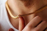 22″ Cuban Chain in 10kt Yellow Gold