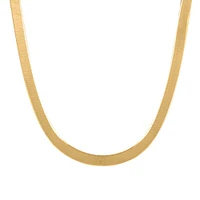16″-18″ 5MM Herringbone Chain in 10kt Yellow Gold