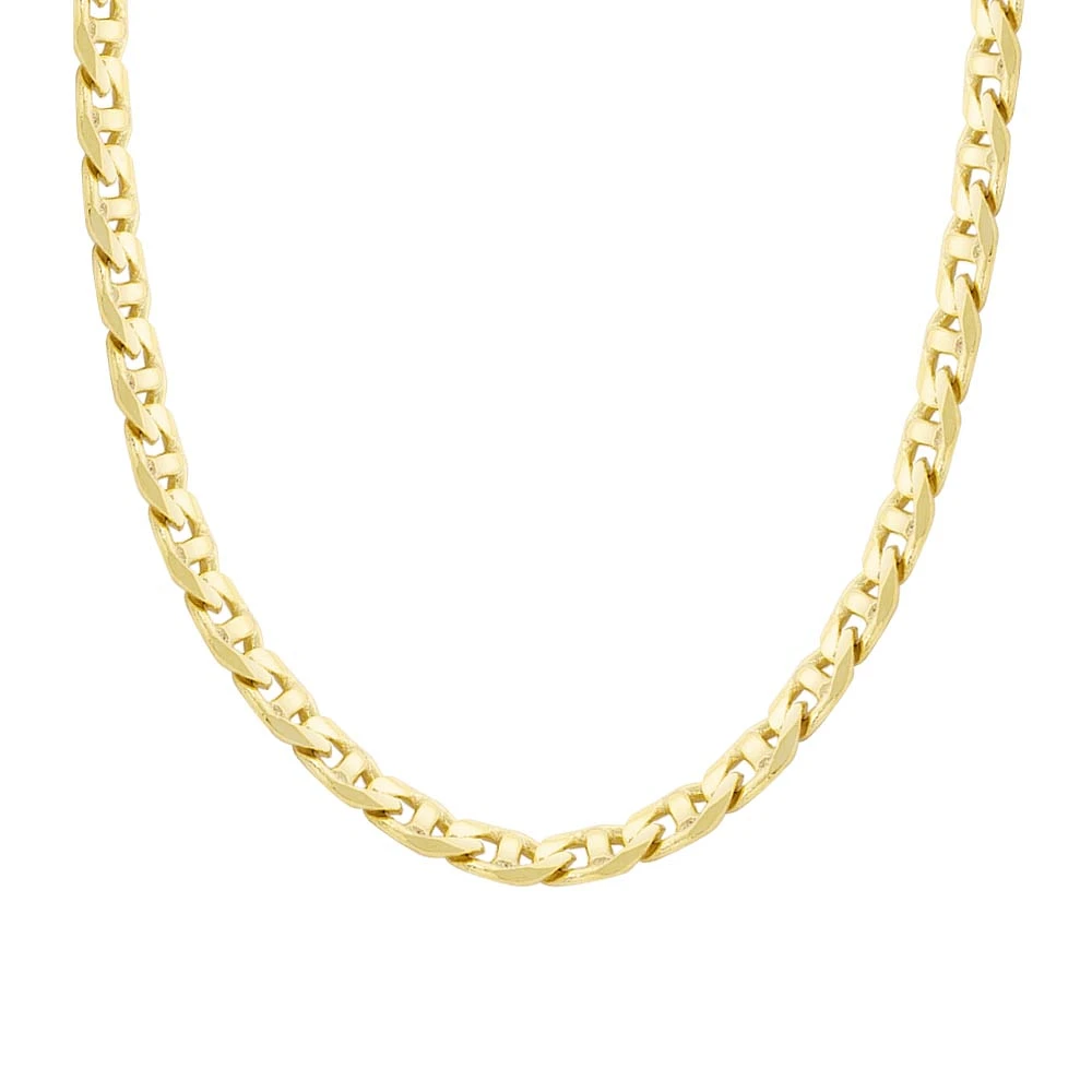 20″ Mariner Chain in 10kt Yellow Gold