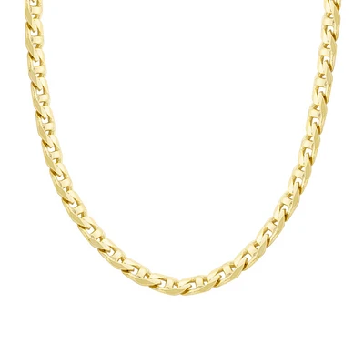 20″ Mariner Chain in 10kt Yellow Gold