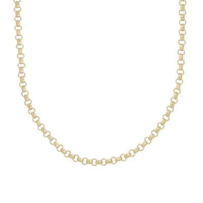 18″-20″ Rolo Chain in 10kt Yellow Gold