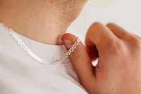 22″ Mariner Chain in Sterling Silver