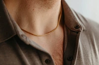 18″ Wheat Chain in 10kt Yellow Gold