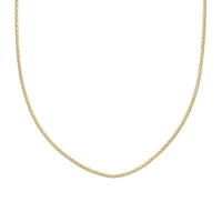 18″ Wheat Chain in 10kt Yellow Gold
