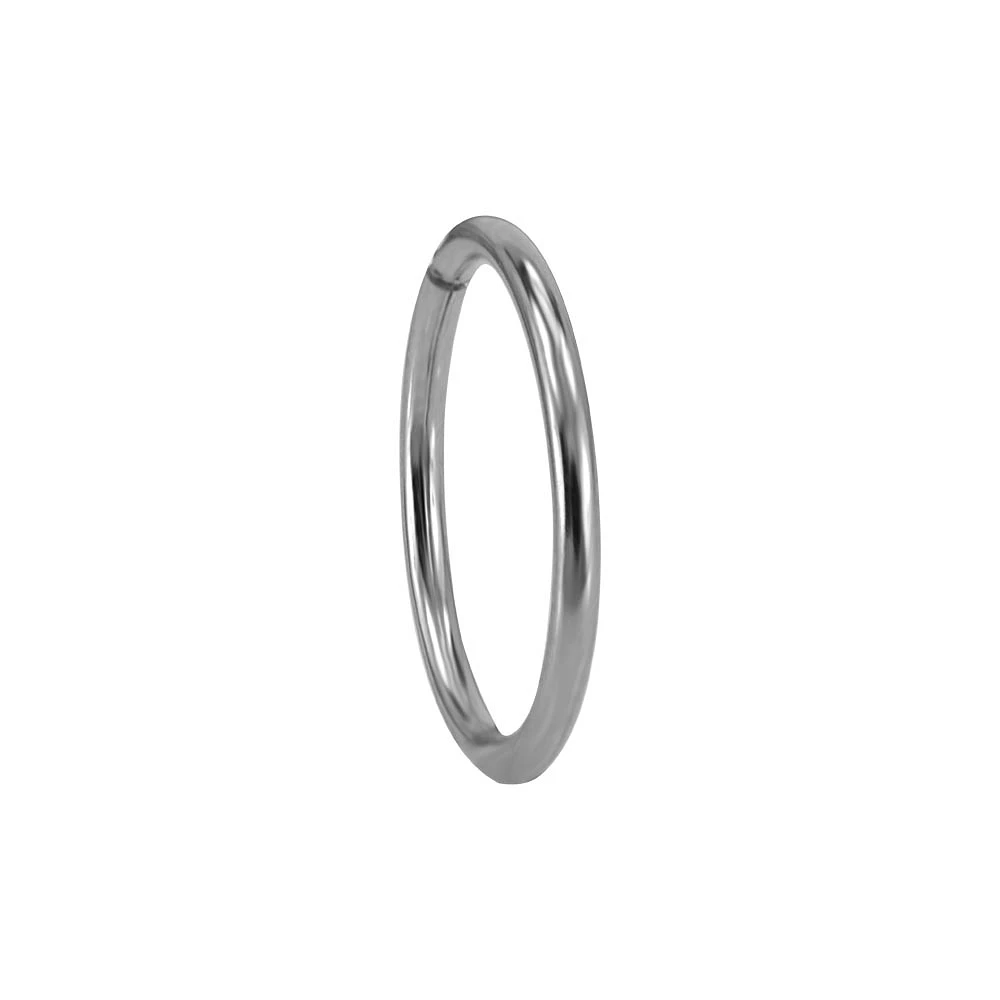 16MM Sleeper Hoop Single Earring in 10kt White Gold