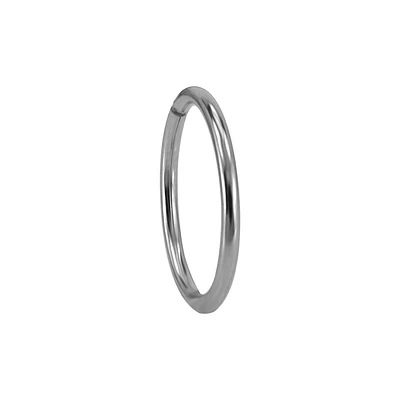 16MM Sleeper Hoop Single Earring in 10kt White Gold