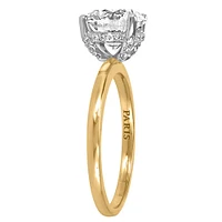 Eternal Icon Round Solitaire Engagement Ring with 2.10 Carat TW of Diamonds in 18kt Yellow Gold