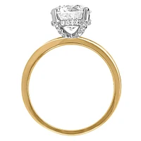 Eternal Icon Round Solitaire Engagement Ring with 2.10 Carat TW of Diamonds in 18kt Yellow Gold