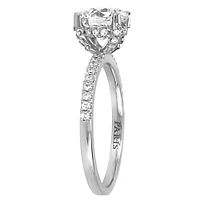 Eternal Luxe Engagement Ring with 1.76 Carat TW of Diamonds in 18kt White Gold
