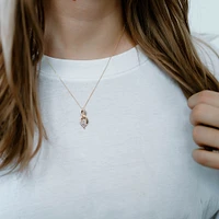 Pendant with .15 Carat TW of Diamonds in 10kt Yellow Gold
