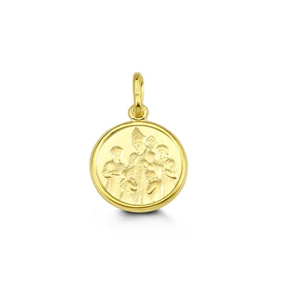 Confirmation Disc Pendant in 10kt Yellow Gold