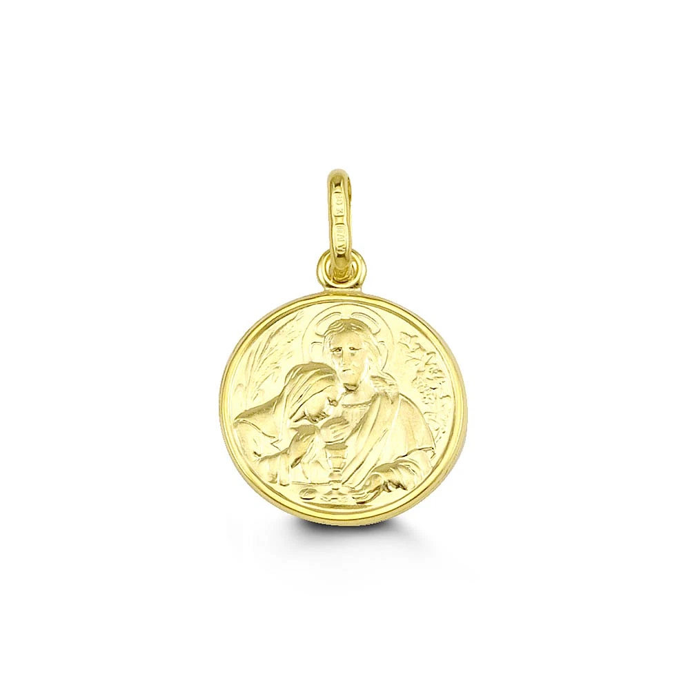 Communion Disc Pendant in 10kt Yellow Gold