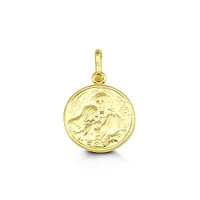 Communion Disc Pendant in 10kt Yellow Gold