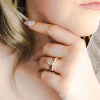 Lyra Luxe Diamond Band with .63 Carat TW of Diamonds in 14kt Yellow Gold