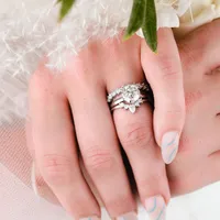 Laurel Luxe Diamond Band with .29 Carat TW of Diamonds in 14kt White Gold