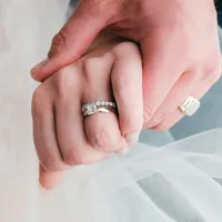 Lena Luxe Diamond Band with .60 Carat TW of Diamonds in 14kt White Gold
