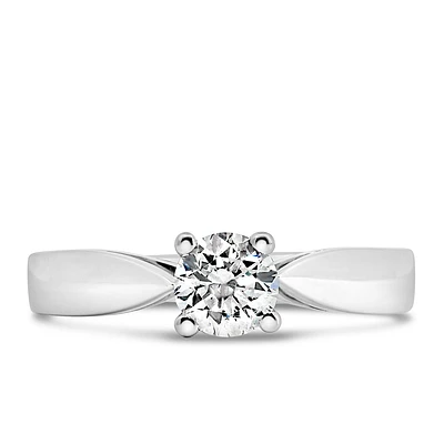 Fire Of The North Solitaire Engagement Ring with .50 Carat Diamond in 14kt Gold