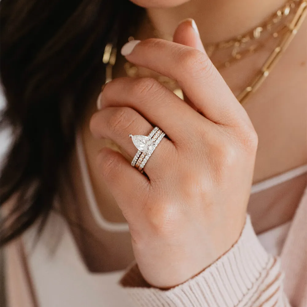 Eternal Luxe Engagement Ring with 1.77 Carat TW of Diamonds in 18kt White Gold