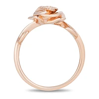 Enchanted Disney Belle Ring with .07 Carat TW of Diamonds in 10kt Rose Gold