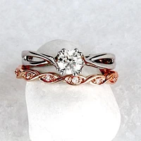 Fire of the North Diamond Engagement Ring with .40 Carat TW of Diamonds in 14kt White Gold