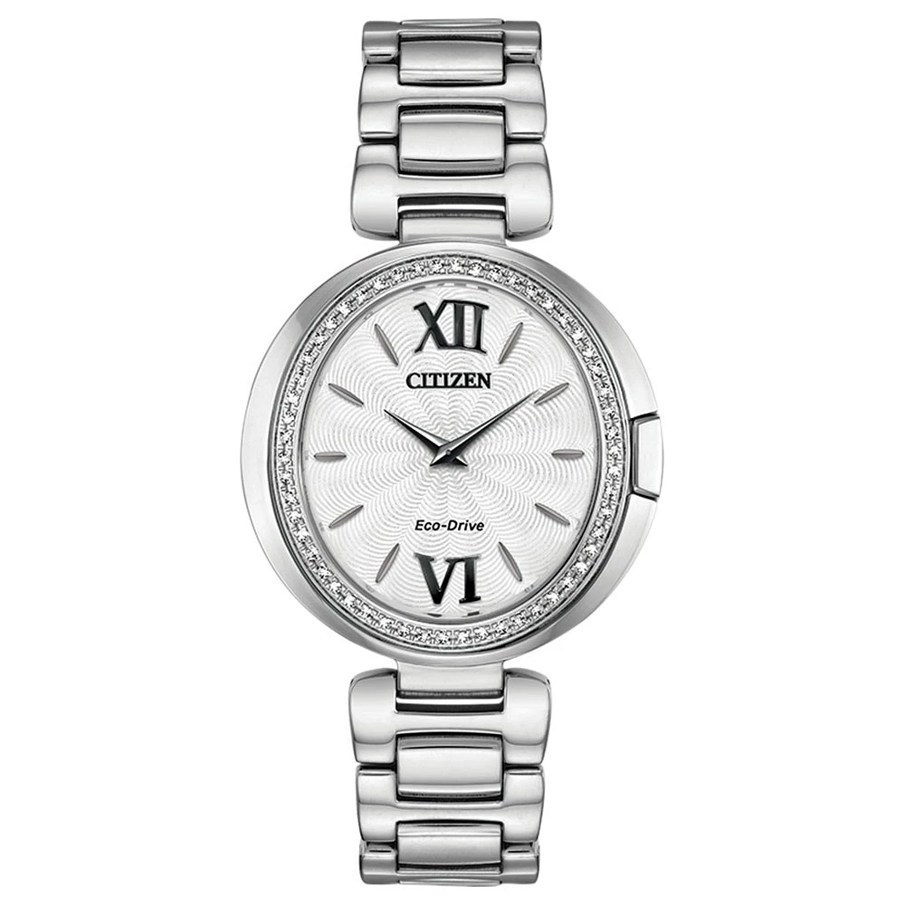 Women’s Citizen Eco-Drive Silver Tone Capella Diamond Watch