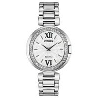 Women’s Citizen Eco-Drive Silver Tone Capella Diamond Watch