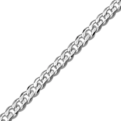 9” Curb Bracelet in Sterling Silver