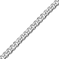 9” Curb Bracelet in Sterling Silver