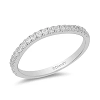 Enchanted Disney Wedding Band with .20 Carat TW of Diamonds in 14kt White Gold