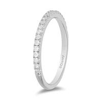 Enchanted Disney Wedding Band with .20 Carat TW of Diamonds in 14kt White Gold