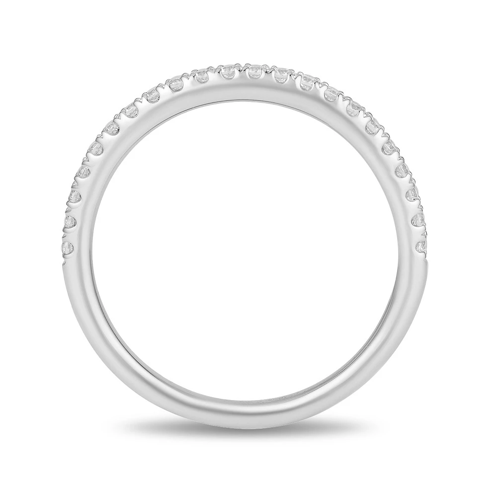 Enchanted Disney Wedding Band with .20 Carat TW of Diamonds in 14kt White Gold