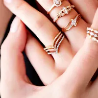 Stackable Ring with .10 Carat TW of Diamonds in 10kt Yellow Gold