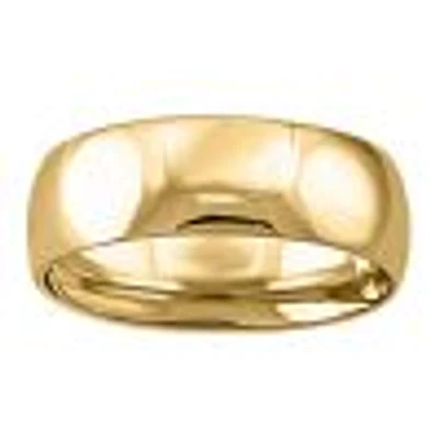 6MM Comfort Fit Wedding Band 10kt Yellow Gold