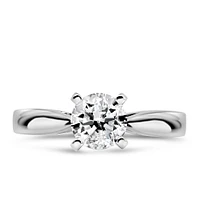 Great Canadian Solitaire Engagement Ring with 1.00 Carat Diamond in 14kt White Gold