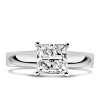 Canadian Solitaire Engagement Ring with 1.50 Carat Diamond in 14kt White Gold