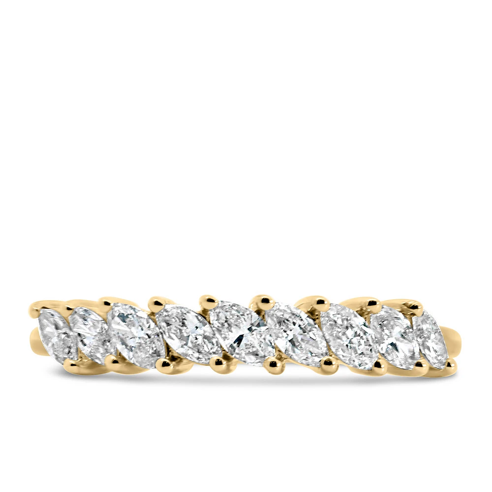 Lyra Luxe Diamond Band with .63 Carat TW of Diamonds in 14kt Yellow Gold