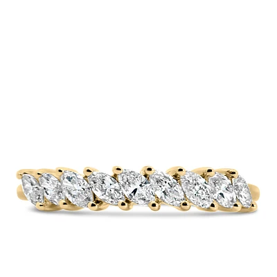 Lyra Luxe Diamond Band with .63 Carat TW of Diamonds in 14kt Yellow Gold