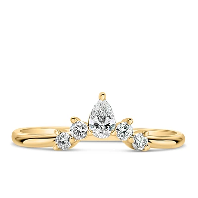 Laurel Luxe Diamond Band with .29 Carat TW of Diamonds in 14kt Yellow Gold