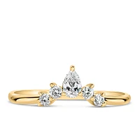 Laurel Luxe Diamond Band with .29 Carat TW of Diamonds in 14kt Yellow Gold