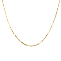 24″ Box Chain in 10kt Yellow Gold