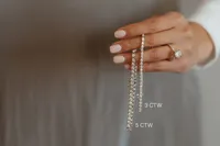 7.5″ Classic Tennis Bracelet with 3.00 Carat TW of Lab Created Diamonds in 14kt White Gold
