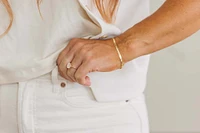 6.5″ 3mm Herringbone Bracelet in 10kt Yellow Gold