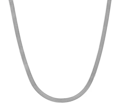 16″-18″ 3MM Herringbone Chain in 10kt White Gold