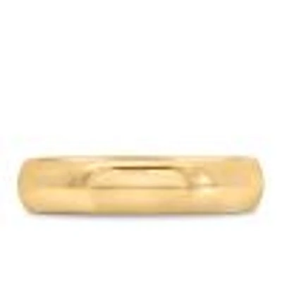 4MM Comfort Fit Wedding Band 10kt Yellow Gold