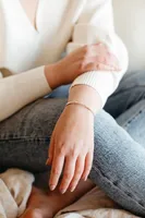3MM Open Textured Bangle in Sterling Silver