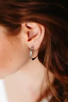 Bold Hoop Earrings in Gold Plated Sterling Silver