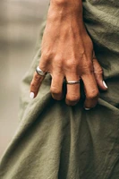 7MM Dome Ring in 10kt White Gold