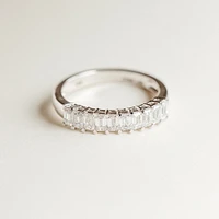 Wedding Band with Carat TW of Lab Created Diamonds in 14kt White Gold