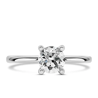Fire of the North Engagement Ring with 1.00 Carat TW of Diamonds in 14kt White Gold